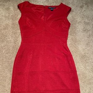 Red sparkly dress